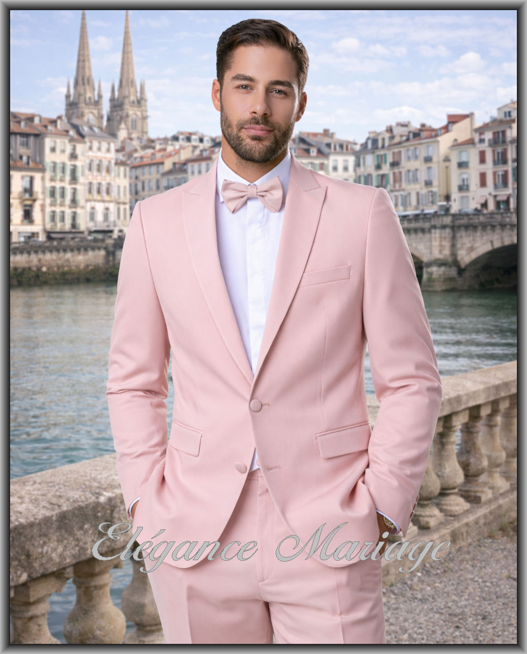 Daniel - costume rose invité témoin