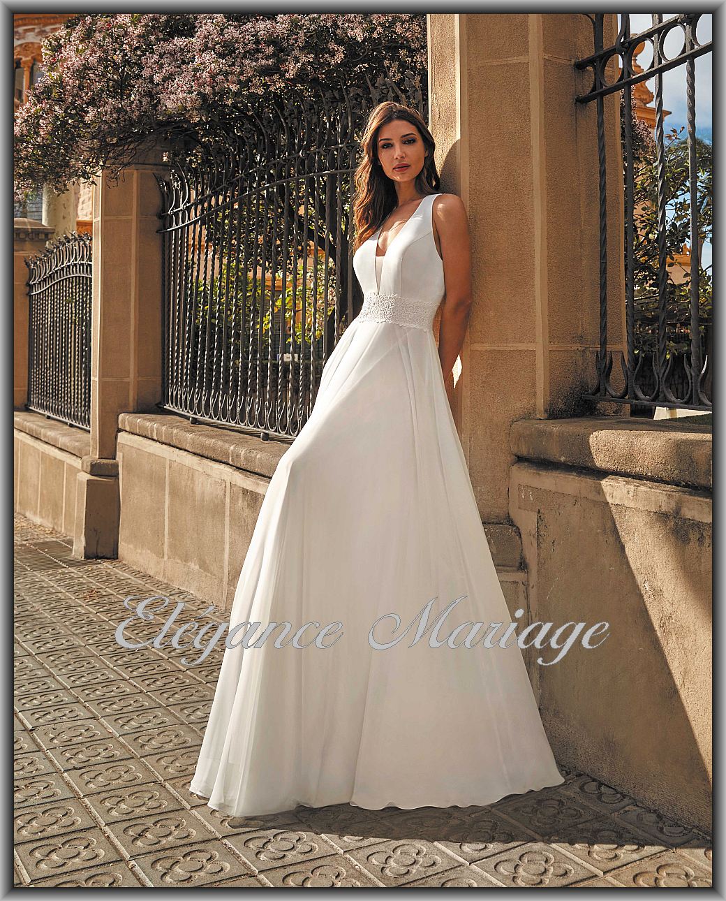 robe de mariée bohème à Dax