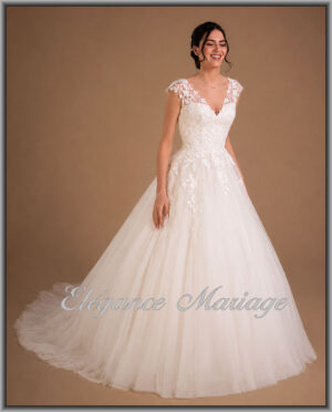 Superbe robe de mariée princesse tendance