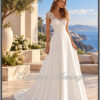 Elana robe mariée petit prix Landes bohème en dentelle fine et mousseline