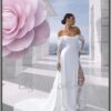 Fiorella robe de mariée fendue encolure bateau Pronuptia
