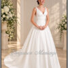 Iloé robe de mariée ivoire en satin duchesse