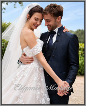 Imagine, robe de mariée princesse romantique et scintillante à Dax