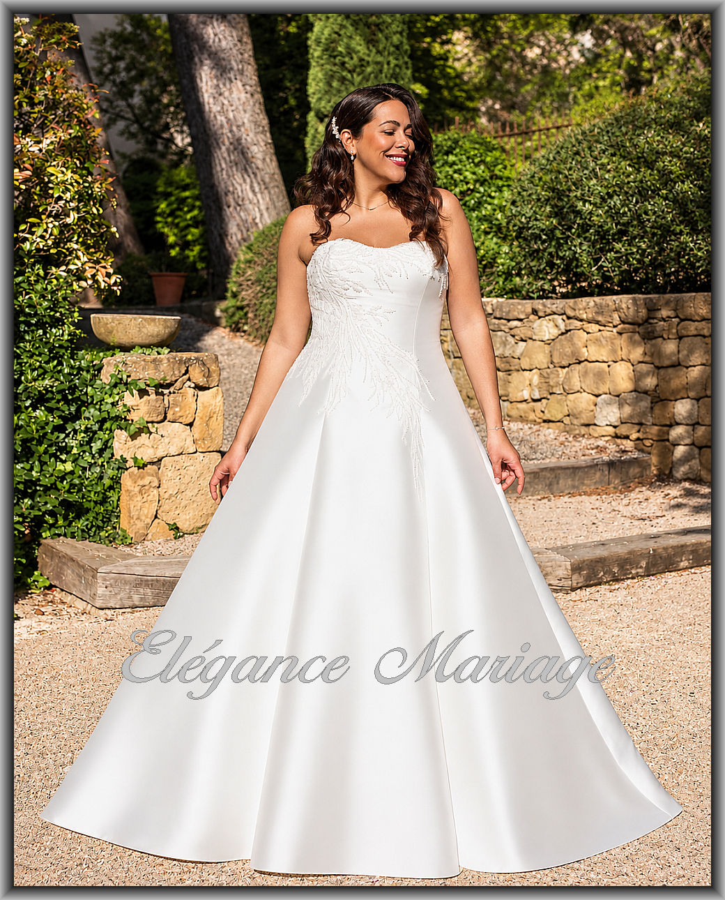 Instant robe de mariée chic ivoire avec poches