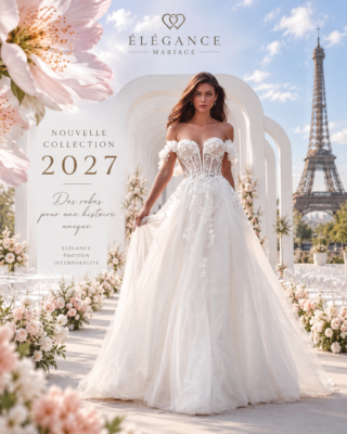 Robe de mariée Dax Landes collection 2027 Élégance Mariage
